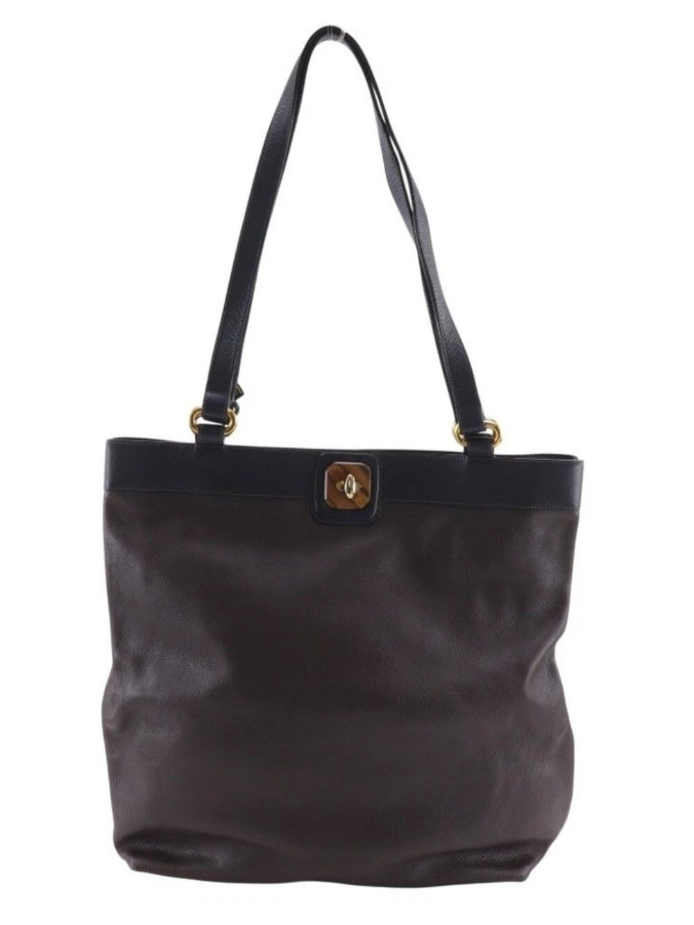 DELVAUX Tote Bag By color Brown leather Women